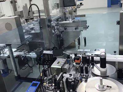 Oral Solution Production Line - Labeling and Cartoning